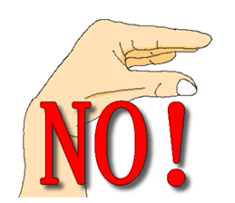 Practical & Lovely sign language texture sticker #6692748