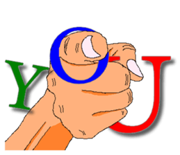 Practical & Lovely sign language texture sticker #6692749