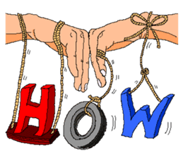 Practical & Lovely sign language texture sticker #6692752