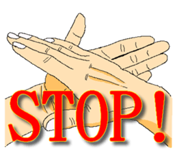 Practical & Lovely sign language texture sticker #6692756