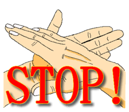 Practical & Lovely sign language texture sticker #6692756