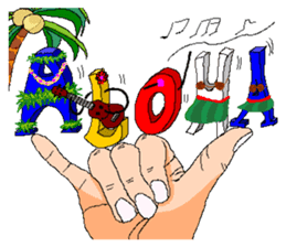 Practical & Lovely sign language texture sticker #6692758