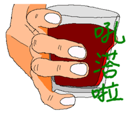 Practical & Lovely sign language texture sticker #6692761