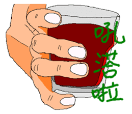 Practical & Lovely sign language texture sticker #6692761