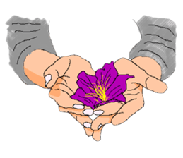 Practical & Lovely sign language texture sticker #6692762