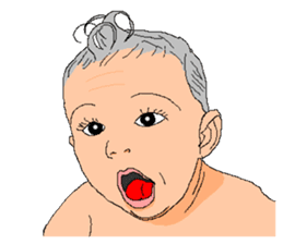 Practical & Lovely sign language texture sticker #6692771