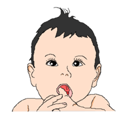 Practical & Lovely sign language texture sticker #6692772