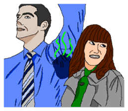 Practical & Lovely sign language texture sticker #6692777