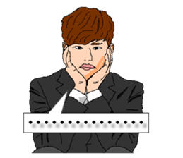 Practical & Lovely sign language texture sticker #6692779