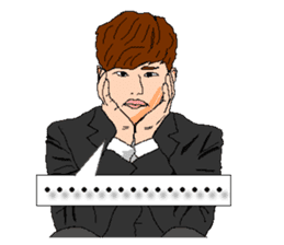 Practical & Lovely sign language texture sticker #6692779