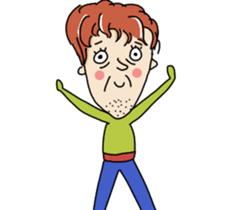 Mr. Poly  (Body Language) sticker #6693163