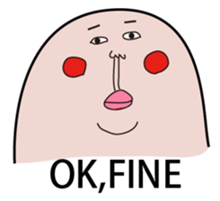 Philtrum Man sticker #6693226