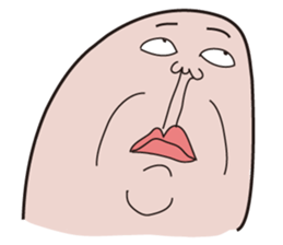 Philtrum Man sticker #6693227