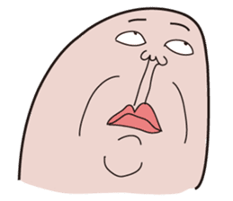 Philtrum Man sticker #6693227