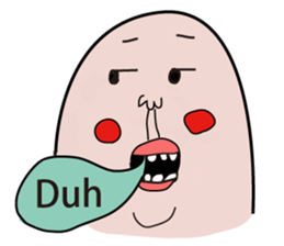 Philtrum Man sticker #6693232