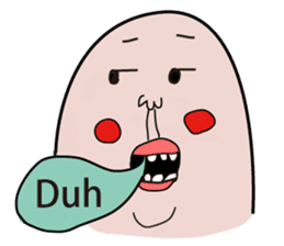 Philtrum Man sticker #6693232