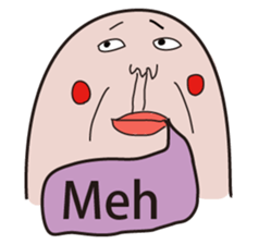 Philtrum Man sticker #6693233