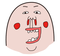 Philtrum Man sticker #6693241