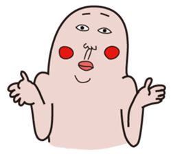 Philtrum Man sticker #6693243