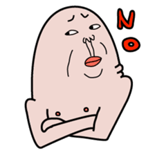 Philtrum Man sticker #6693245