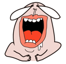 Philtrum Man sticker #6693247