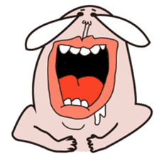 Philtrum Man sticker #6693247