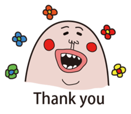 Philtrum Man sticker #6693255