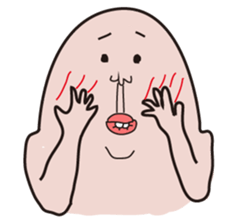 Philtrum Man sticker #6693261