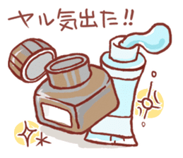 A sticker for a painter!! sticker #6693277