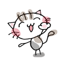 It is a cat nonchalantly Number2 sticker #6693424