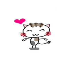 It is a cat nonchalantly Number2 sticker #6693432