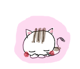 It is a cat nonchalantly Number2 sticker #6693436