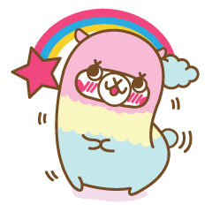 Rainbow The Alpaca