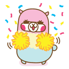 Rainbow The Alpaca sticker #6693675