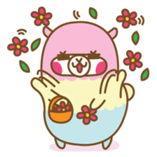 Rainbow The Alpaca sticker #6693676