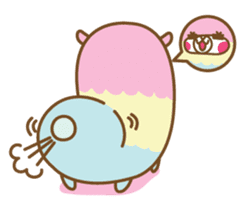 Rainbow The Alpaca sticker #6693686