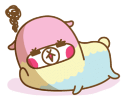 Rainbow The Alpaca sticker #6693697