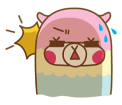 Rainbow The Alpaca sticker #6693702