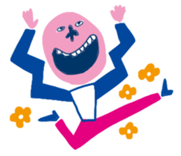 pink man stickers sticker #6694184