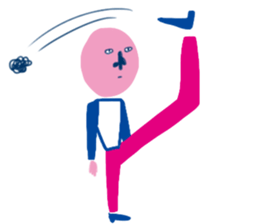 pink man stickers sticker #6694186