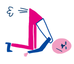 pink man stickers sticker #6694189