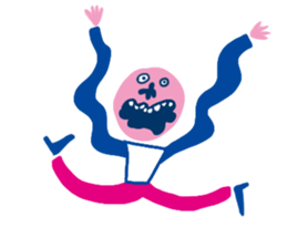 pink man stickers sticker #6694192