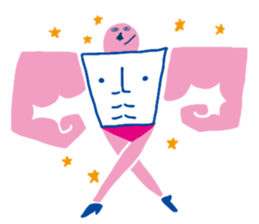 pink man stickers sticker #6694198