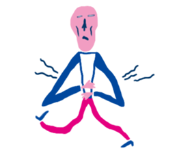 pink man stickers sticker #6694202