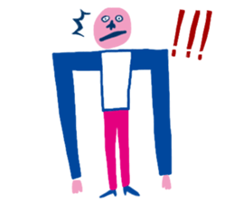 pink man stickers sticker #6694211