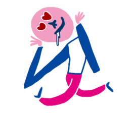 pink man stickers sticker #6694216