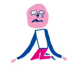 pink man stickers sticker #6694217