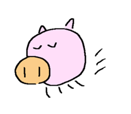pig bu-chan sticker #6694273