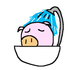pig bu-chan sticker #6694275