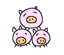 pig bu-chan sticker #6694277